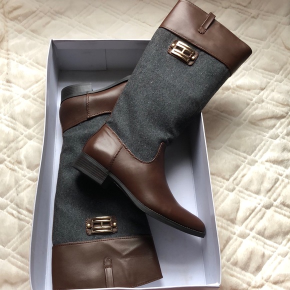 Tommy Hilfiger Shoes - New w box Tommy Hilfiger knee high riding boots 9